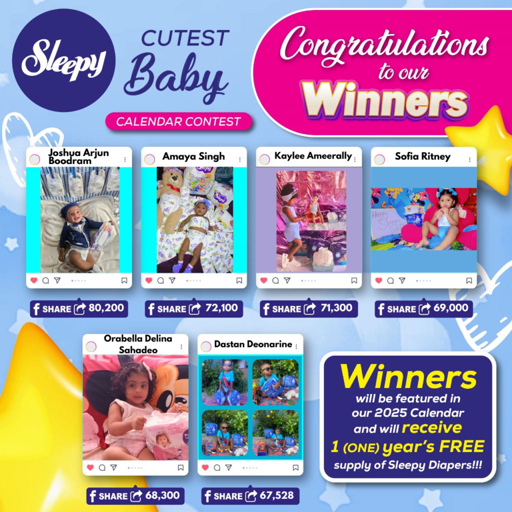 🎉 The Winners of the Sleepy Cutest Baby 2025 Calendar Contest! 🎉