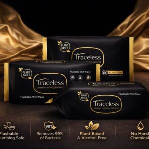 Traceless Flushable Wipes