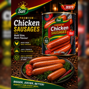 Suri Premium Chicken Sausages – Zesty