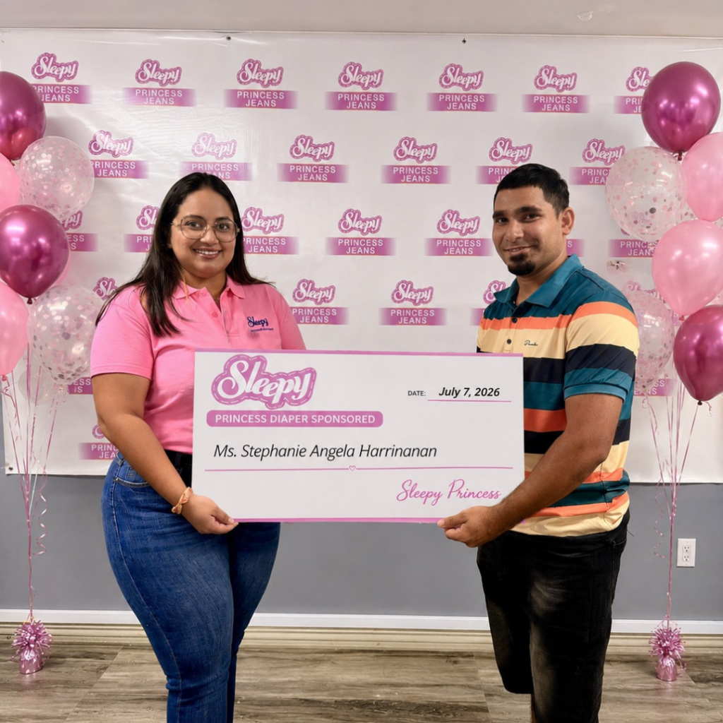 Sleepy Princess Diaper Proudly Sponsors Young Pageant Contestant Stephanie Angela Harrinanan!